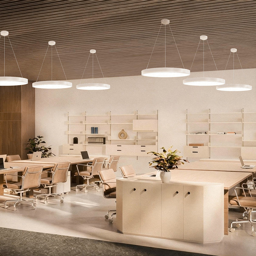 Round LED Ring Pendant Light