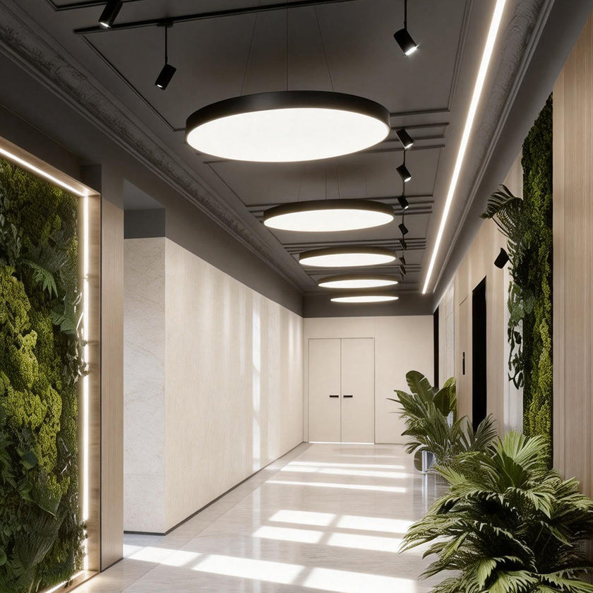 Round LED Ring Pendant Light
