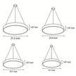 Round LED Ring Pendant Light