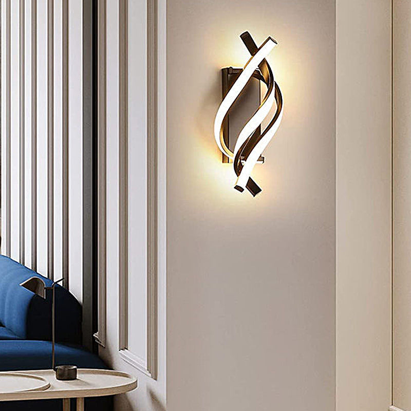 Spiral LED Wall Sconce