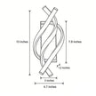 Spiral LED Wall Sconce