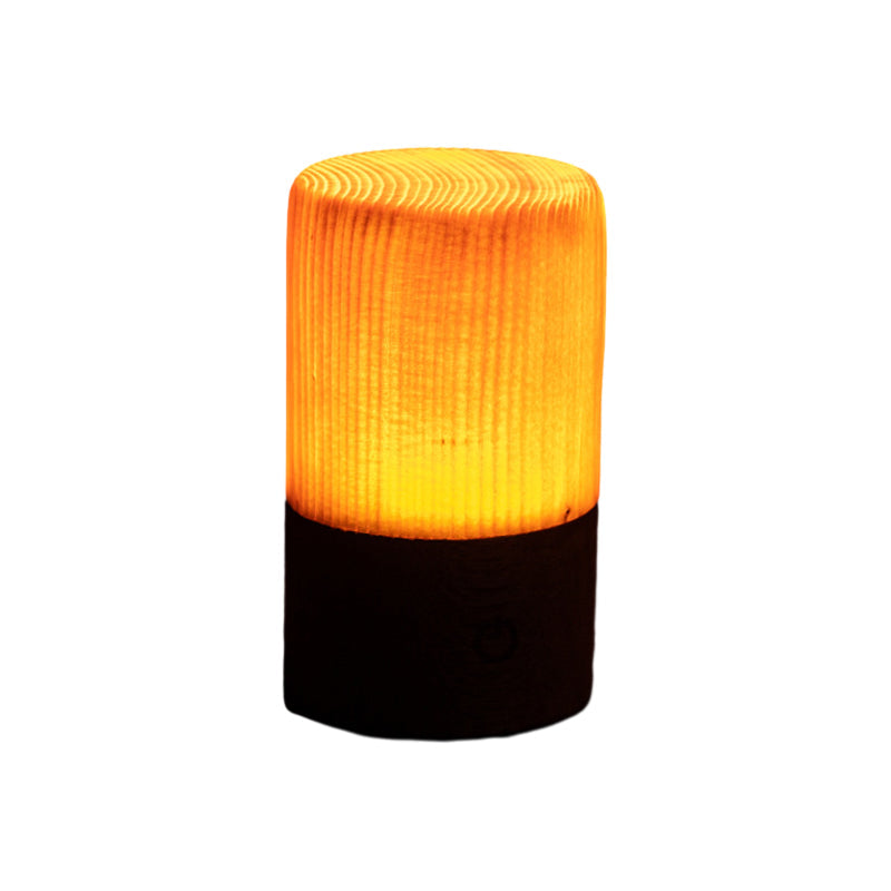 Wood Cube LED Table Lamp