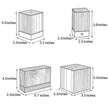 Wood Cube LED Table Lamp