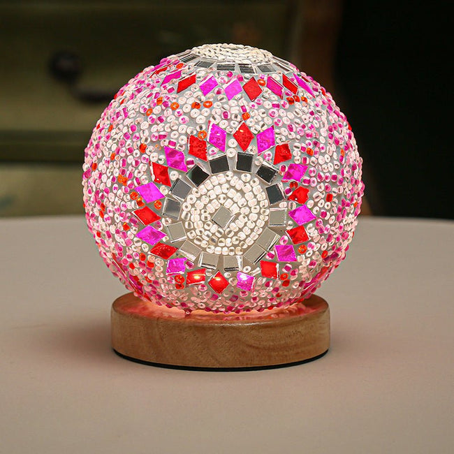 Stained Glass Mosaic Table Lamp