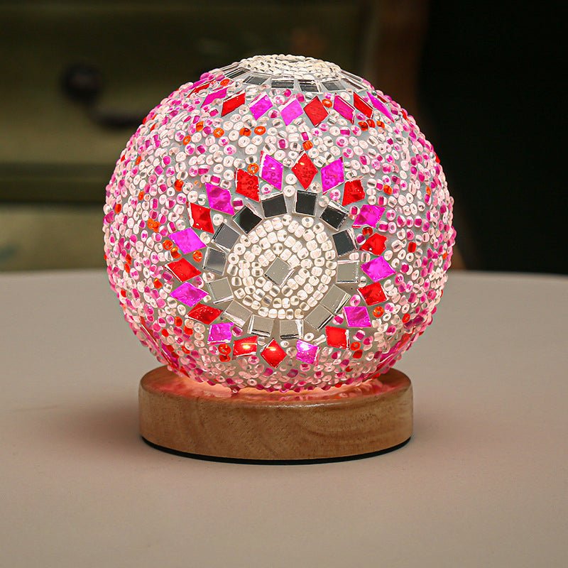 Stained Glass Mosaic Table Lamp