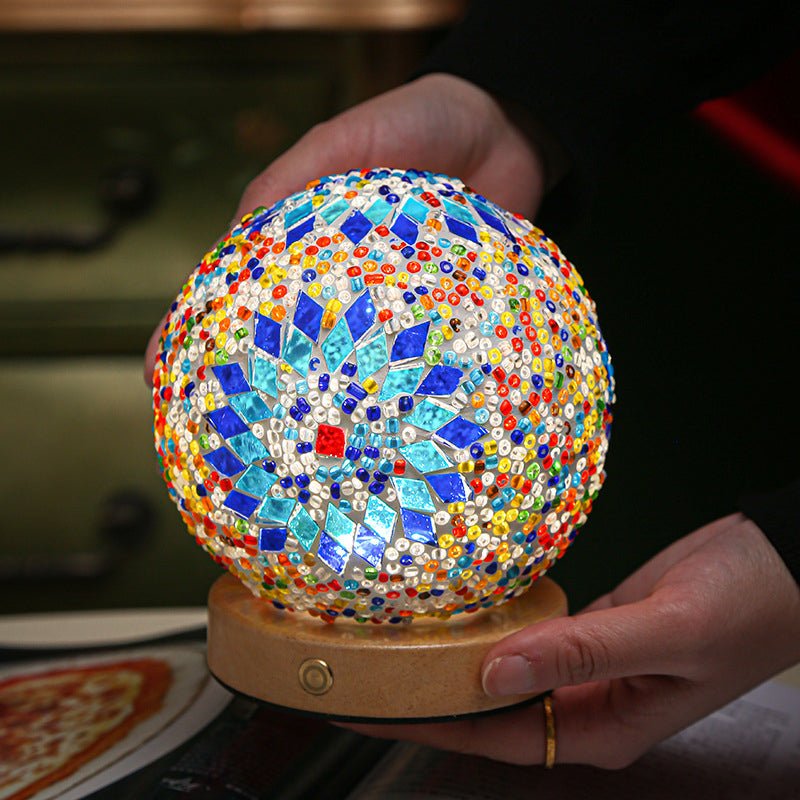 Stained Glass Mosaic Table Lamp
