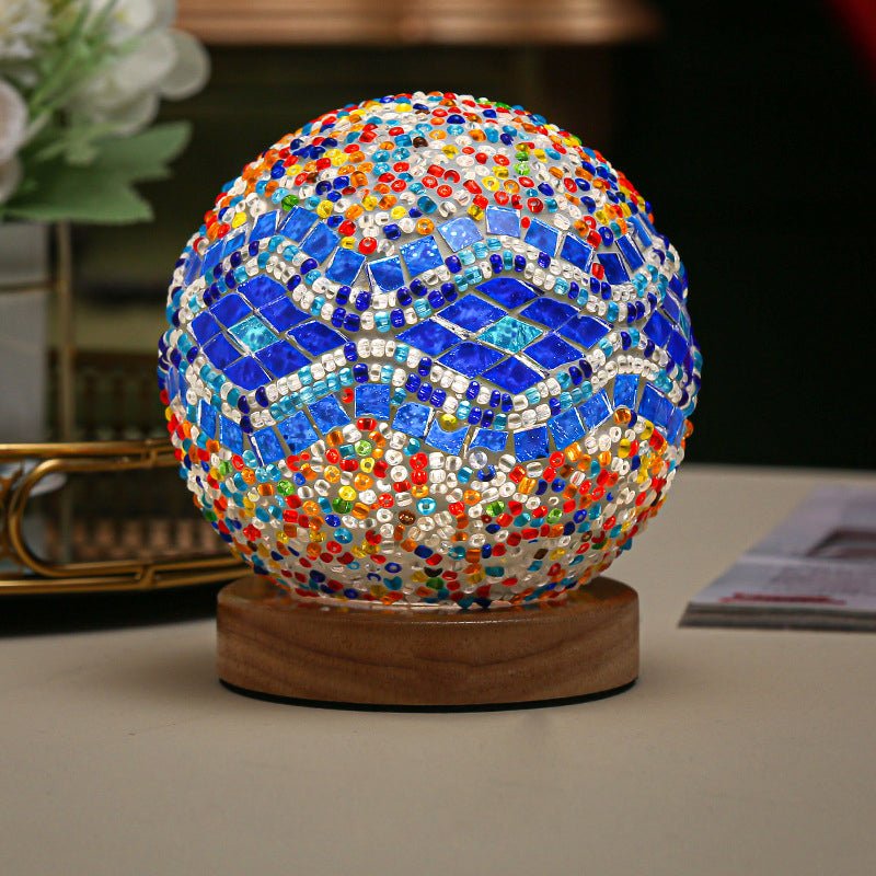 Stained Glass Mosaic Table Lamp