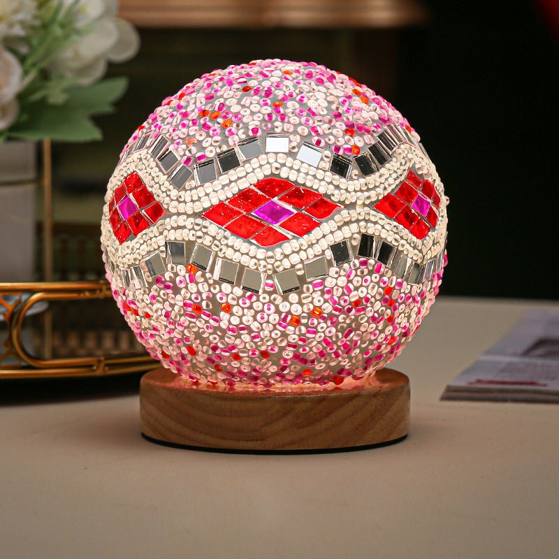 Stained Glass Mosaic Table Lamp