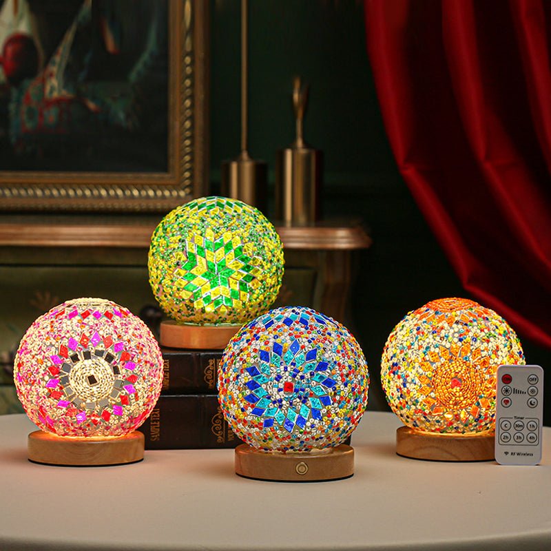 Stained Glass Mosaic Table Lamp