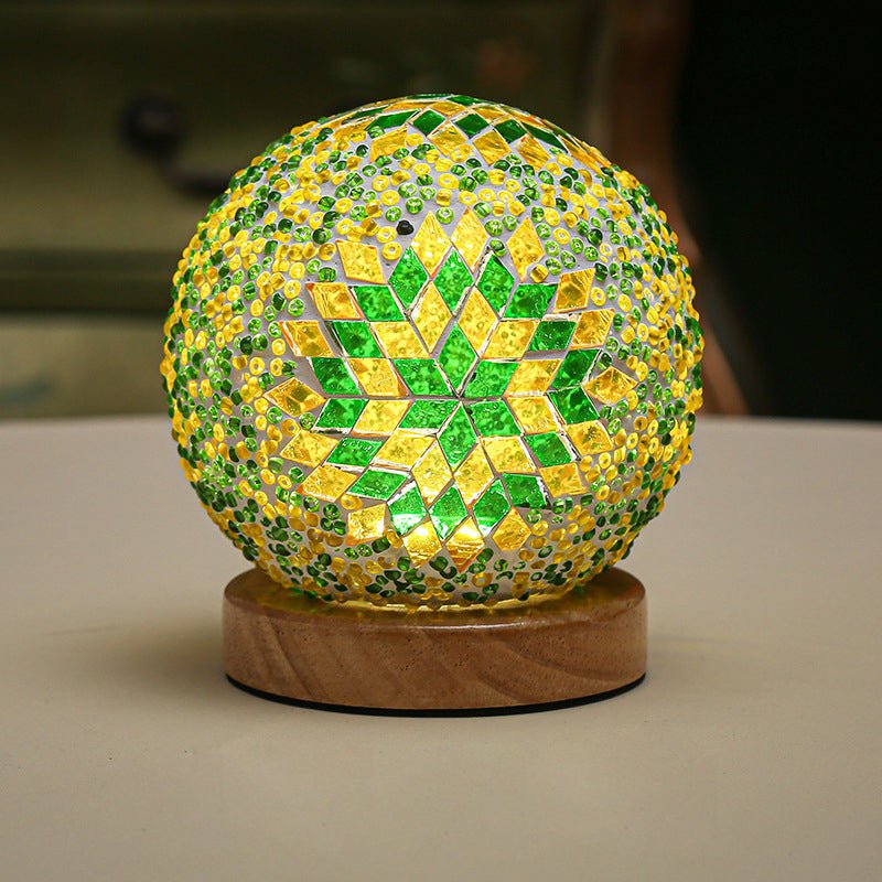 Stained Glass Mosaic Table Lamp