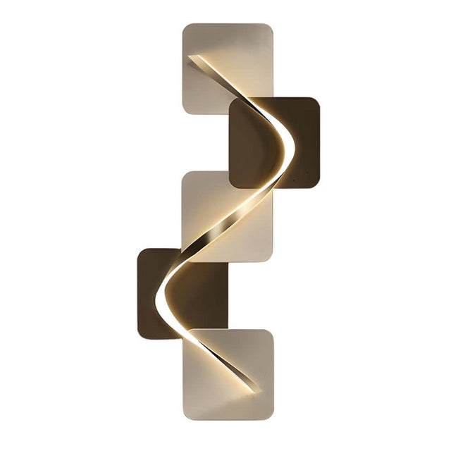 Wave Pattern LED Wall Art Light
