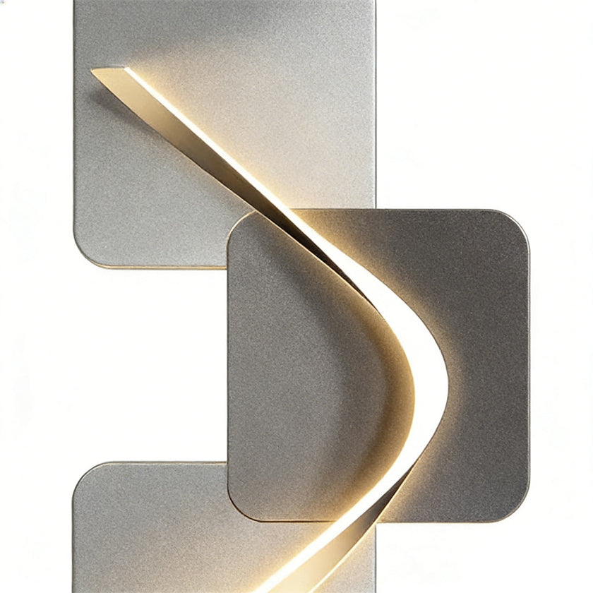 Wave Pattern LED Wall Art Light