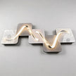 Wave Pattern LED Wall Art Light