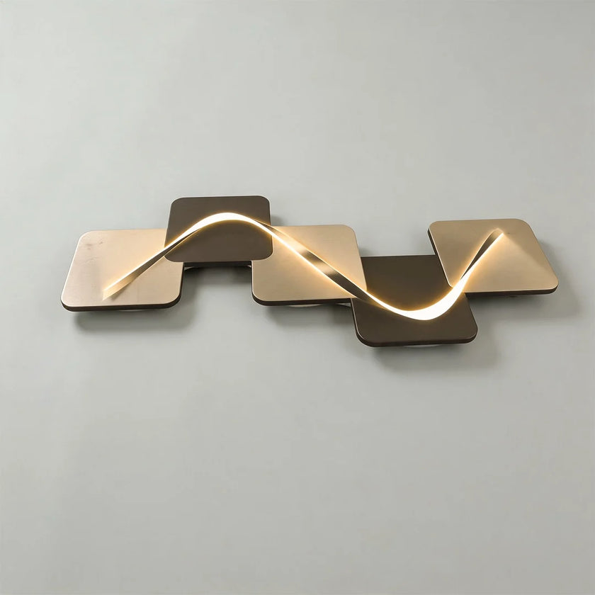 Wave Pattern LED Wall Art Light