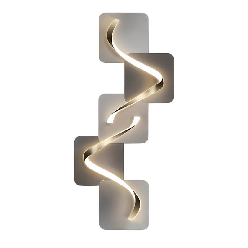 Wave Pattern LED Wall Art Light