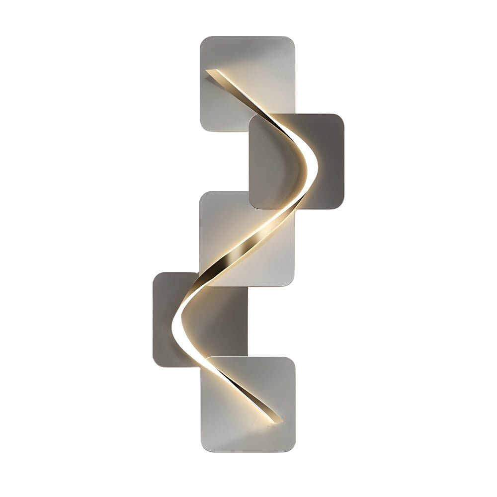 Wave Pattern LED Wall Art Light