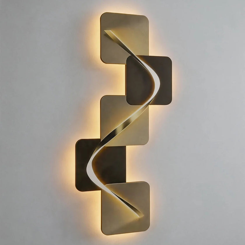 Wave Pattern LED Wall Art Light